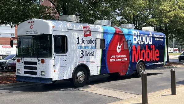 Blood Donor Center bus